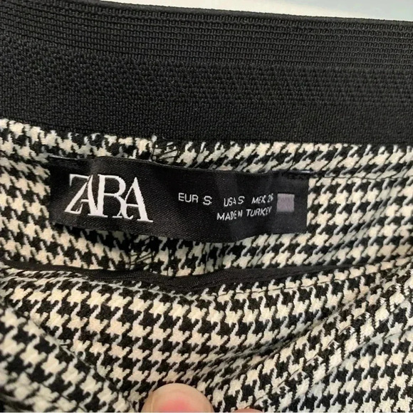 Zara houndstooth  pants - Picture 2 of 4